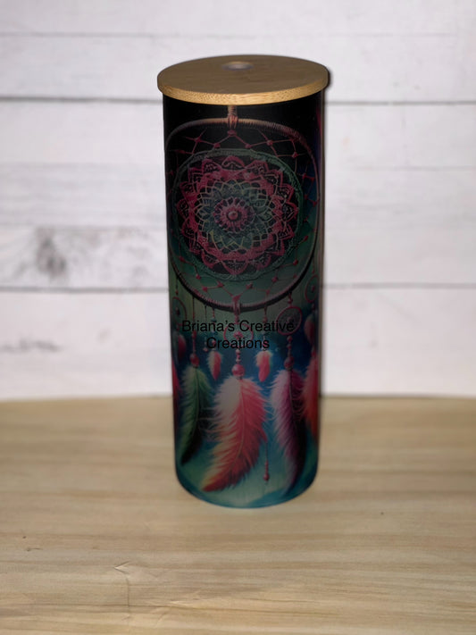 20oz DreamCatcher Bamboo Glass