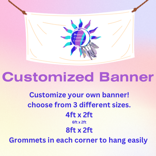 4ft Custom Banner