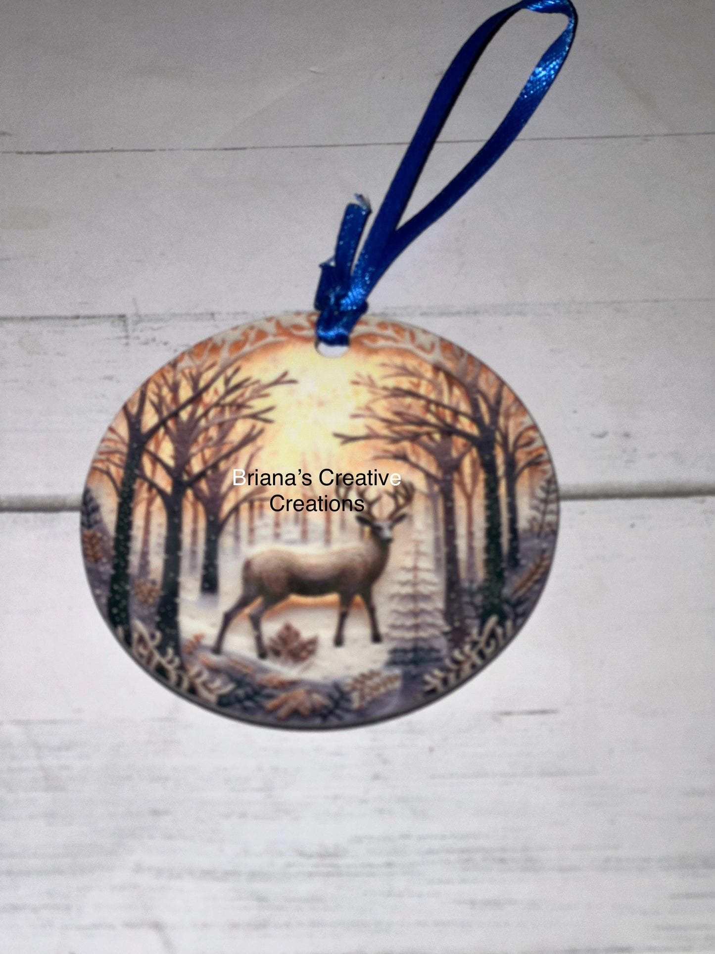 Deer Ornament Disk