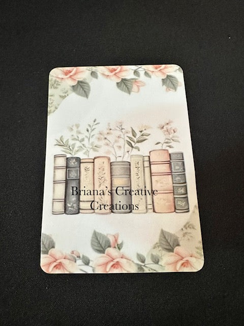 Floral Book Stack Ebook Insert