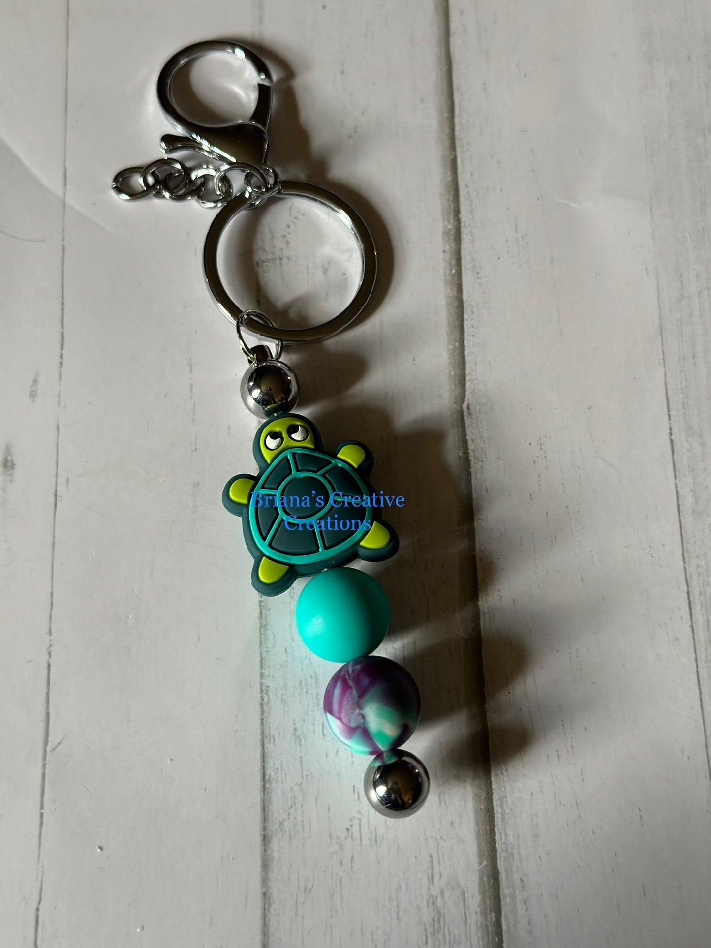 Turtle Bead Keychain Bar