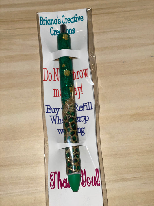 lucky Leopard Epoxy pen