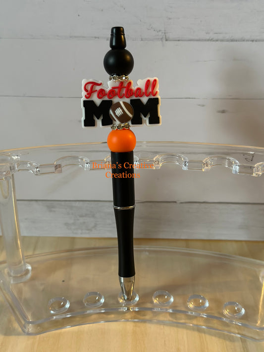 Football Mom Bead Pen