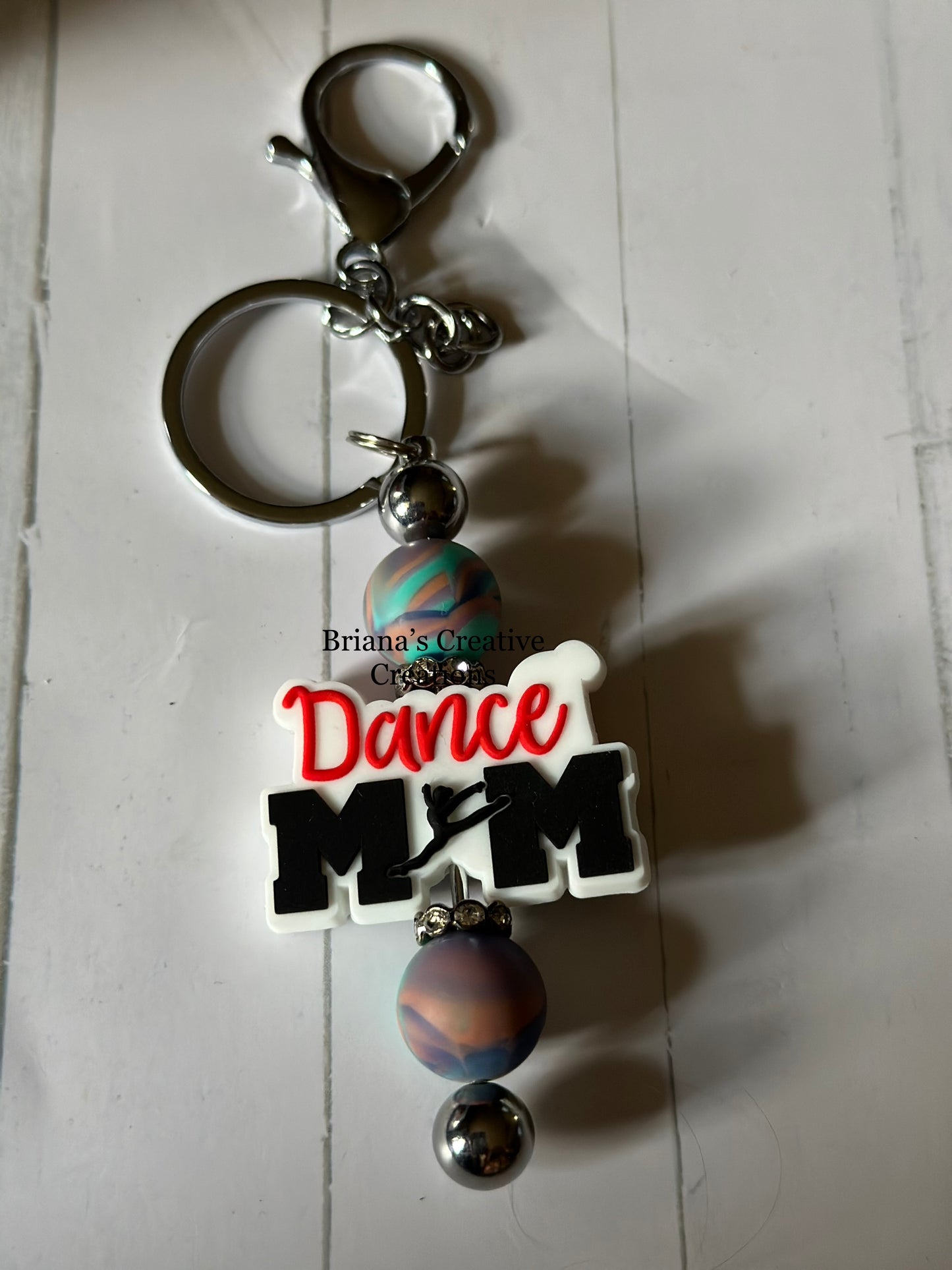 Dance Mom Bead Keychain Bar