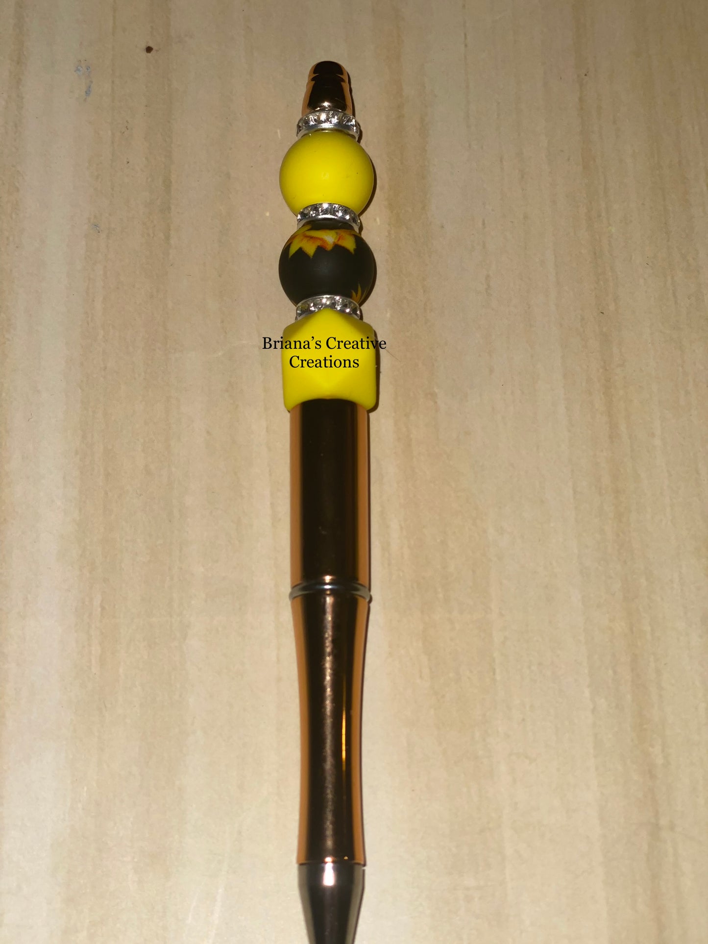 Sunflower Bead Pen