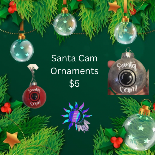 Santa Cam Ornament