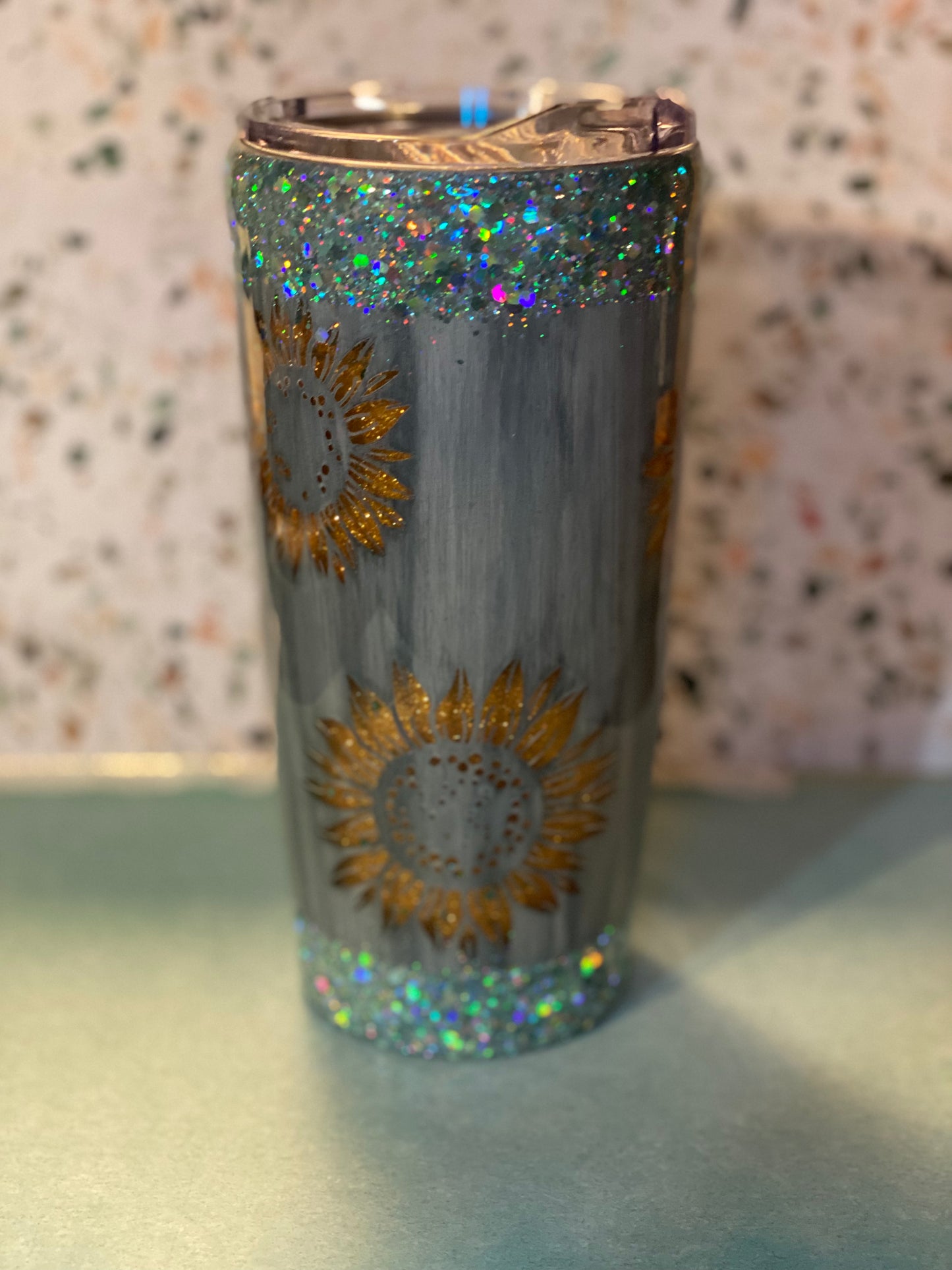 20oz Custom Snowglobe Tumbler