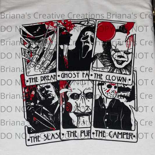 Horror Tarot Cards Shirt