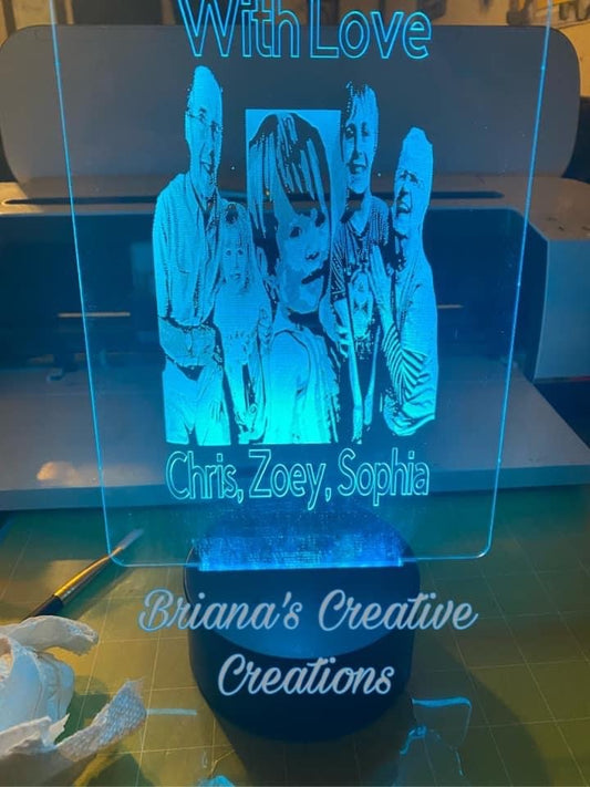 LED Light up Engraving