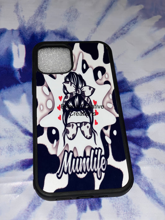 Cow MumLife iPhone Case